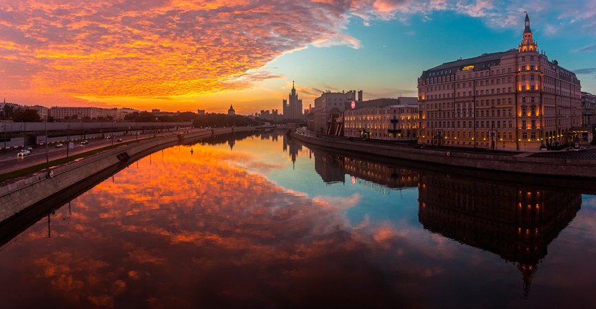 Amanecer en Moscú. Sergey Shaposhnikov