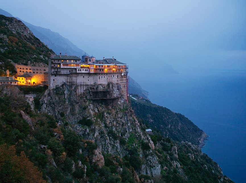 Monasterio de Simonos Petra. Monte Athos, Grecia. National Geographic