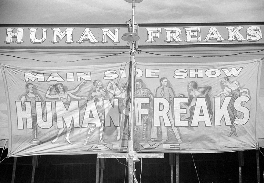 Cartel publicitario del espectáculo en la Feria de Rutland, Vermont, en 1941. Libreria del Congreso