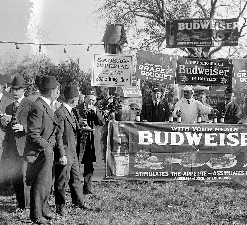 Barbacoa Budweiser en Silver Spring, 1922. Biblioteca del Congreso