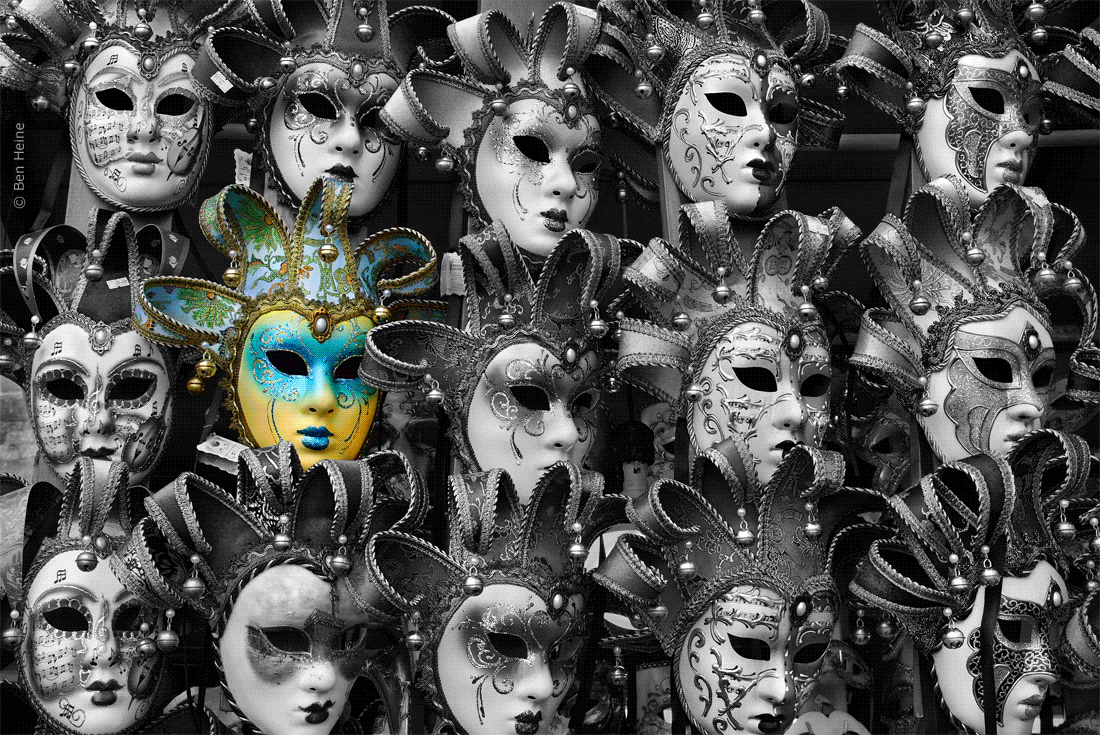 All the world's a stage. Ben Heine