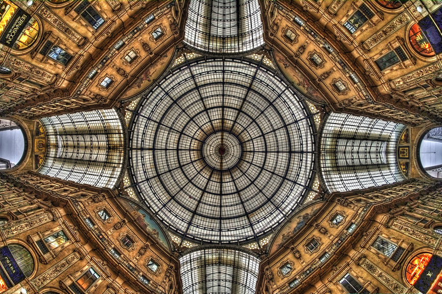Galleria Vittorio Emanuele de Milán. Michele Galante