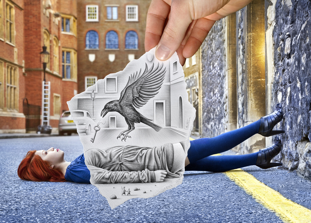 Take my key of dreams. Ben Heine