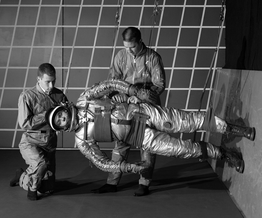 Simulador de gravedad reducida, 1963. Nasa