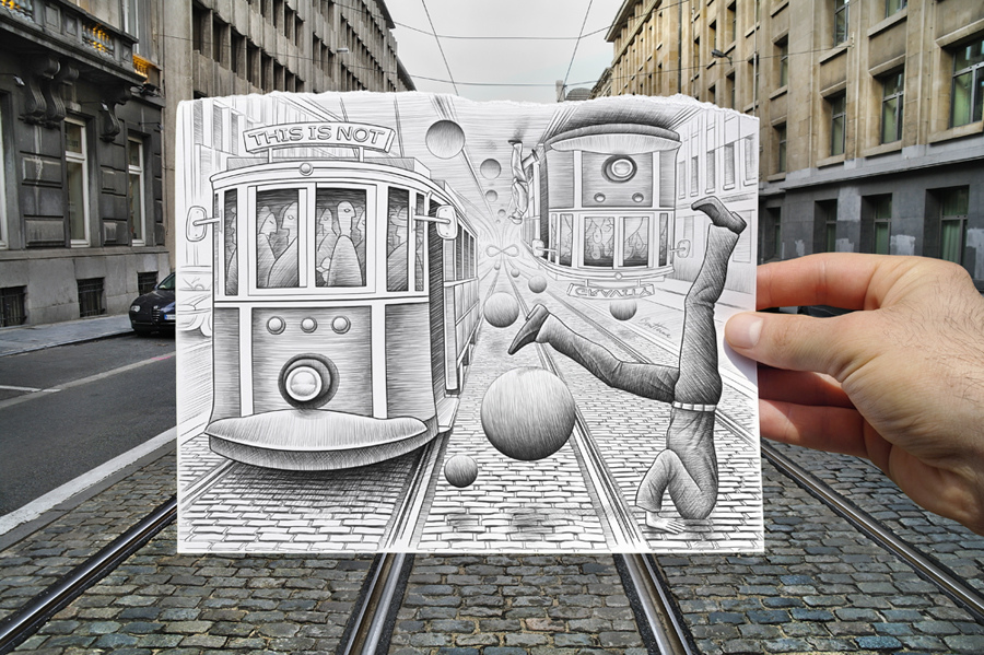 Bosquejo surrealista. Ben Heine