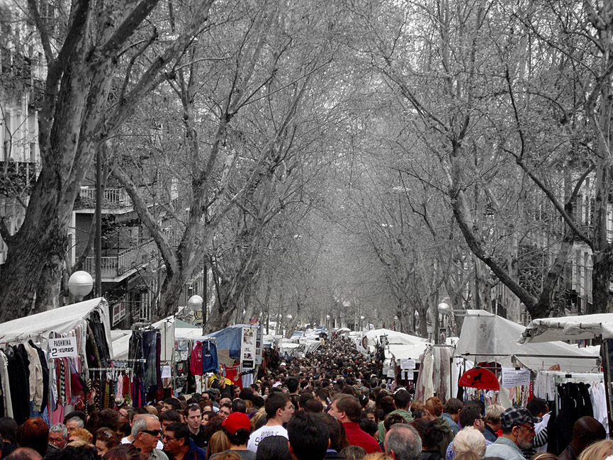 Una mañana en el Rastro. Juanma