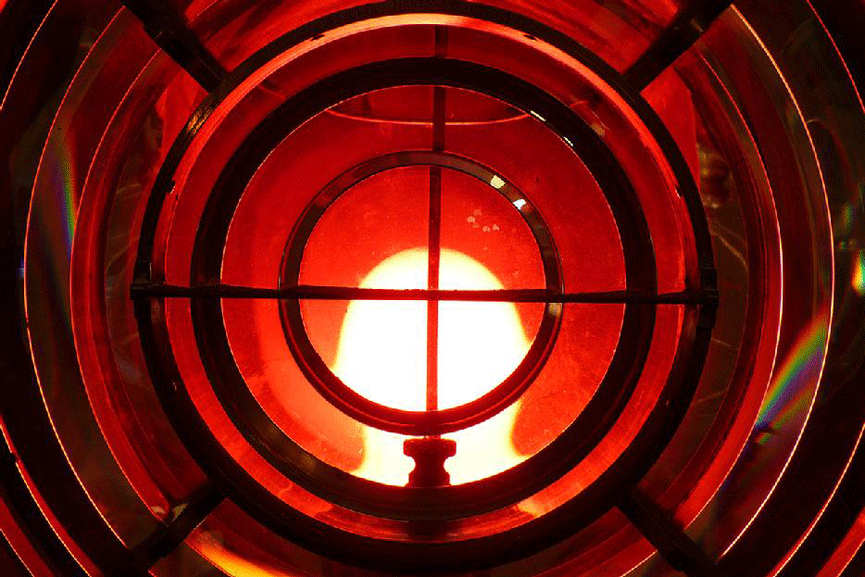 Lente Fresnel. Todd Gipstein