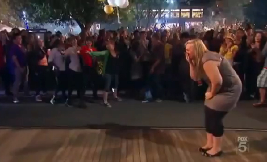 Un espectacular flashmob