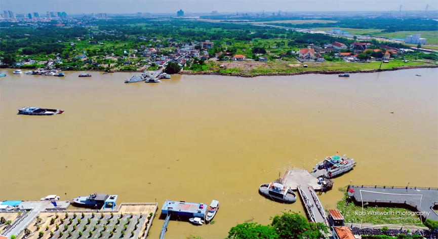 El movimiento frenético de la ciudad de Ho Chi Minh. Time Lapse