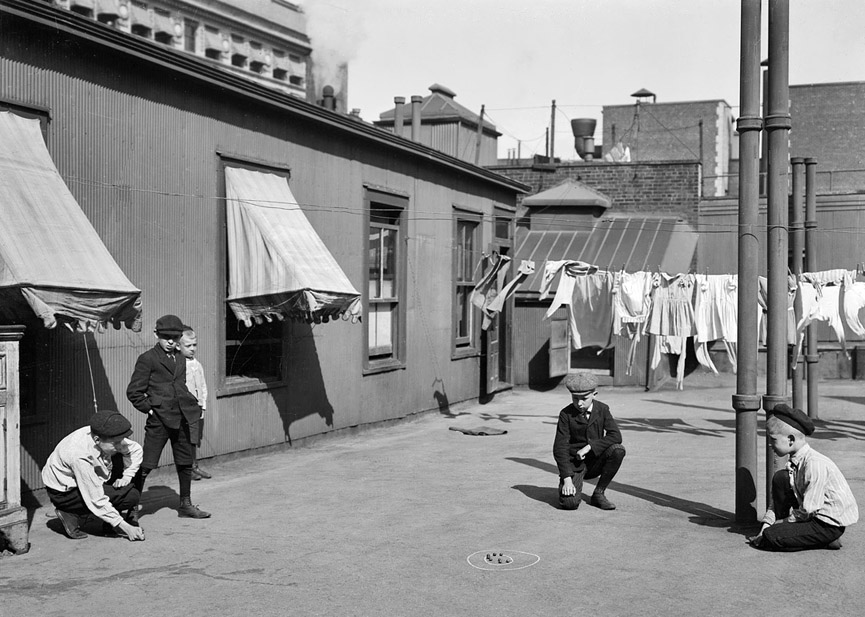 Vivir en un rascacielos. Nueva York, 1910. George Grantham Bain, Libreria del Congreso