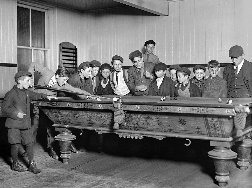 Bancroft-Foote Boys Club, New Haven, Connecticut en 1909. Librería del Congreso