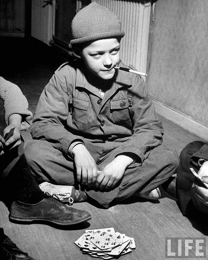 Chavales del internado Villa de los Niños de Estocolmo, en 1949. Mark Kauffman, Life