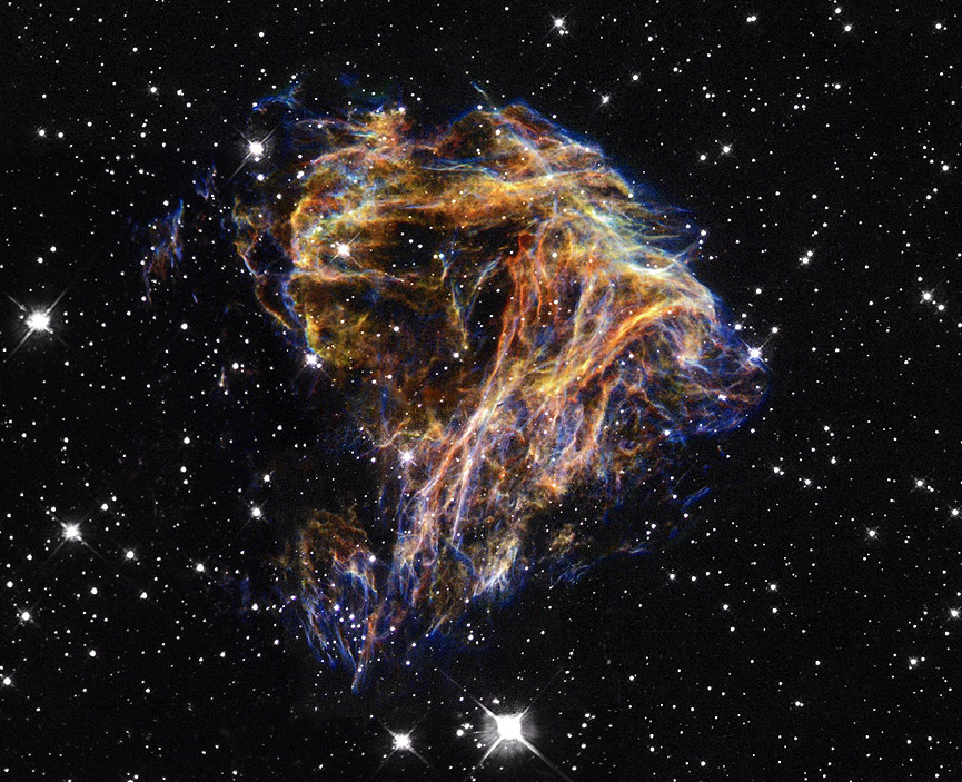 LMC N49 Restos de supernova en la Constelación Dorado