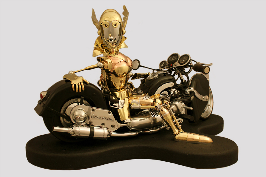 Motorcycle Girl. Lawrence Northey