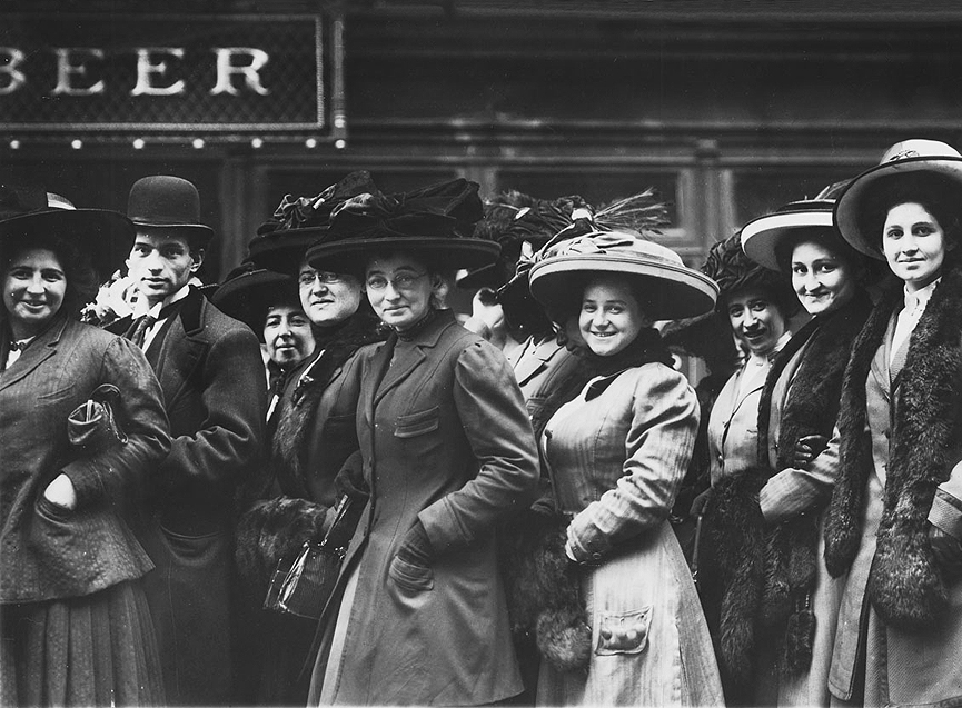 Piquete de voluntarias del Movimiento de la Templanza, 1912. Hagley Museum