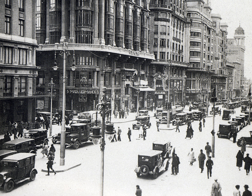 Vista de la Gran Vía, 1930