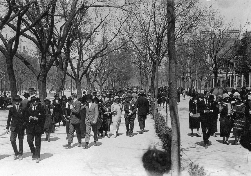 Paseo de la Castellana. 1930