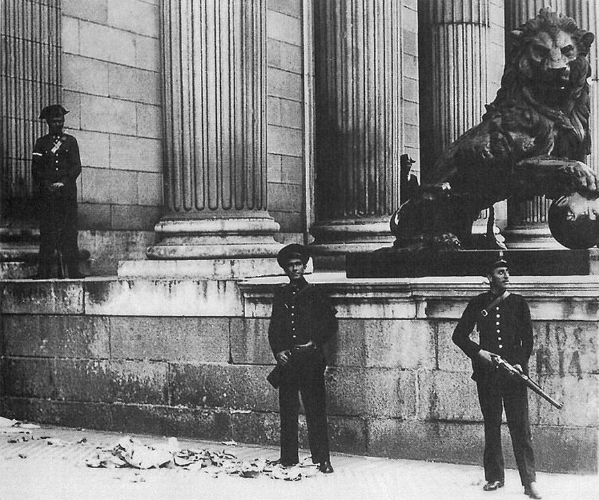 Fuerzas de orden publico, Congreso de los Diputados. 1934