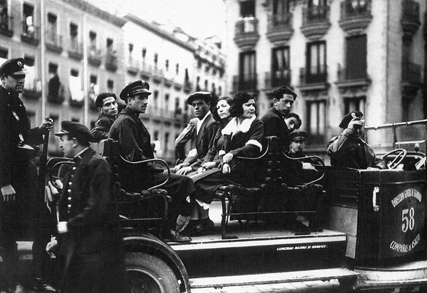 Detenidos en la manifestacion del 1 de Mayo. 1934