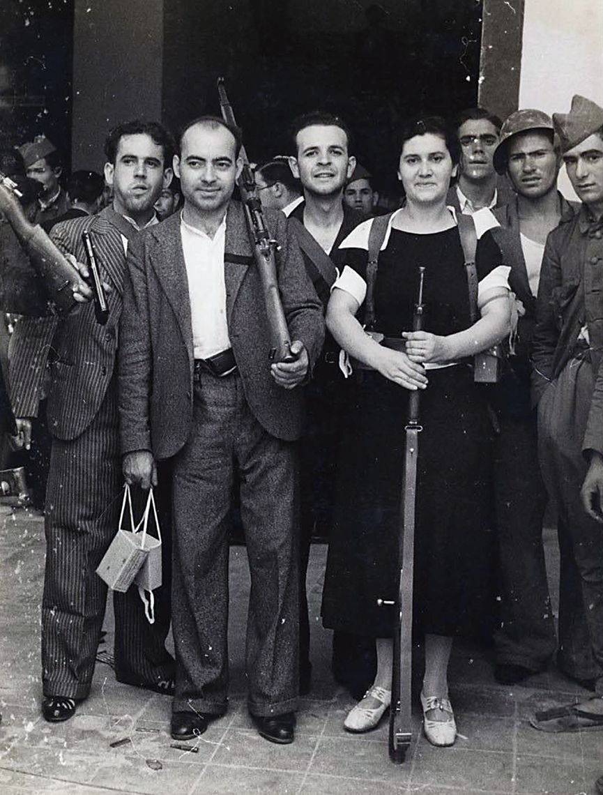Milicianos. 1936