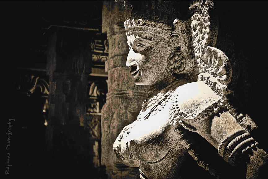 Detalle de escultura. Rajanna Mohan