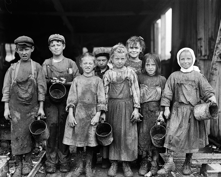 Niños trabajadores en Port Royal. Carolina del Sur, 1912. Shorpy