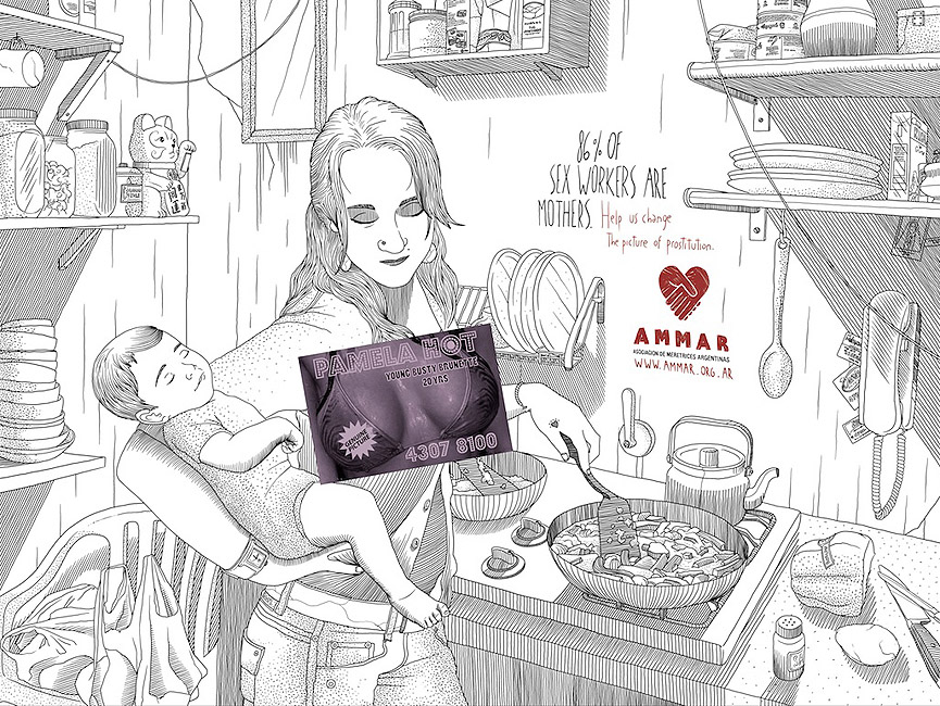 Ayudanos a cambiar la imagen de la prostitución. Ogilvy & Mather, Argentina
