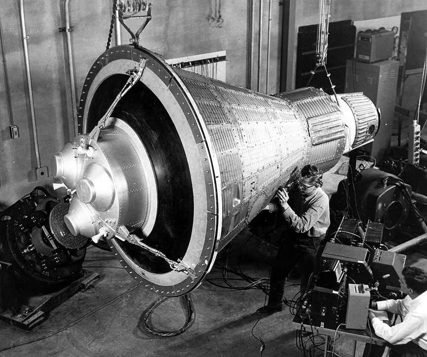 Capsula Mercury, 1960. NASA