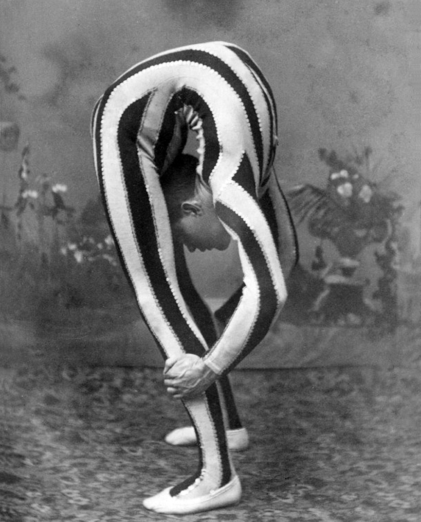 Contorsionista, 1880. George Eastman