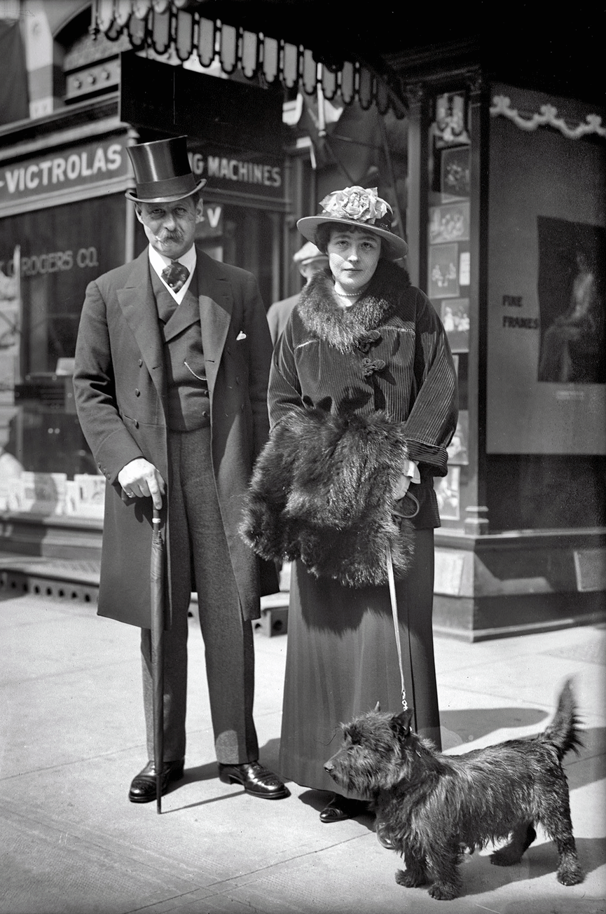 Pareja posando, 1915. Shorpy