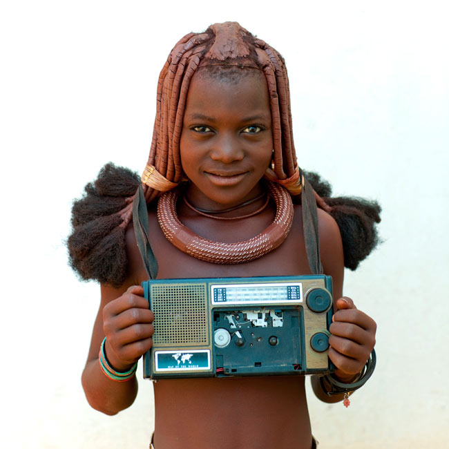 Adolescente Himba, Angola. Eric Lafforgue