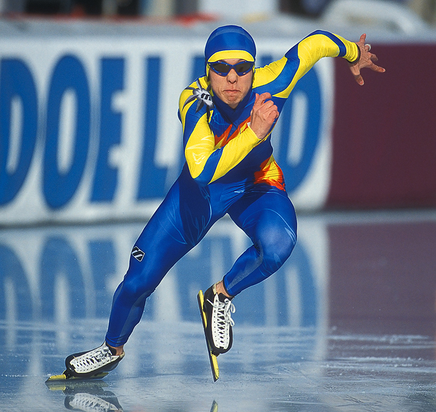 Speed skater Joon Mun. Harry Eggens