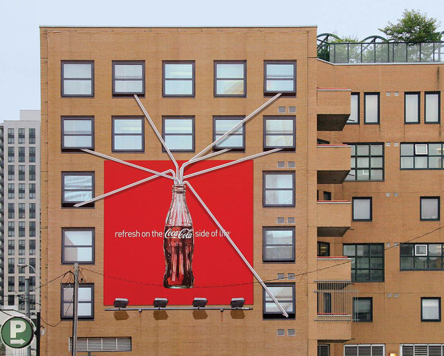Coca-Cola Straw. Agencia McCann MacLaren, Toronto. Canadá