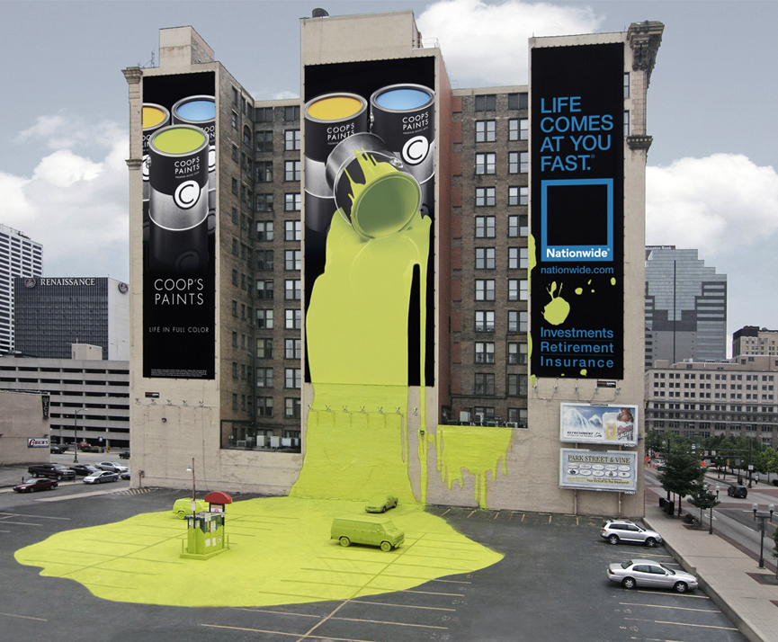 Coops Paints. Life comes at you fast