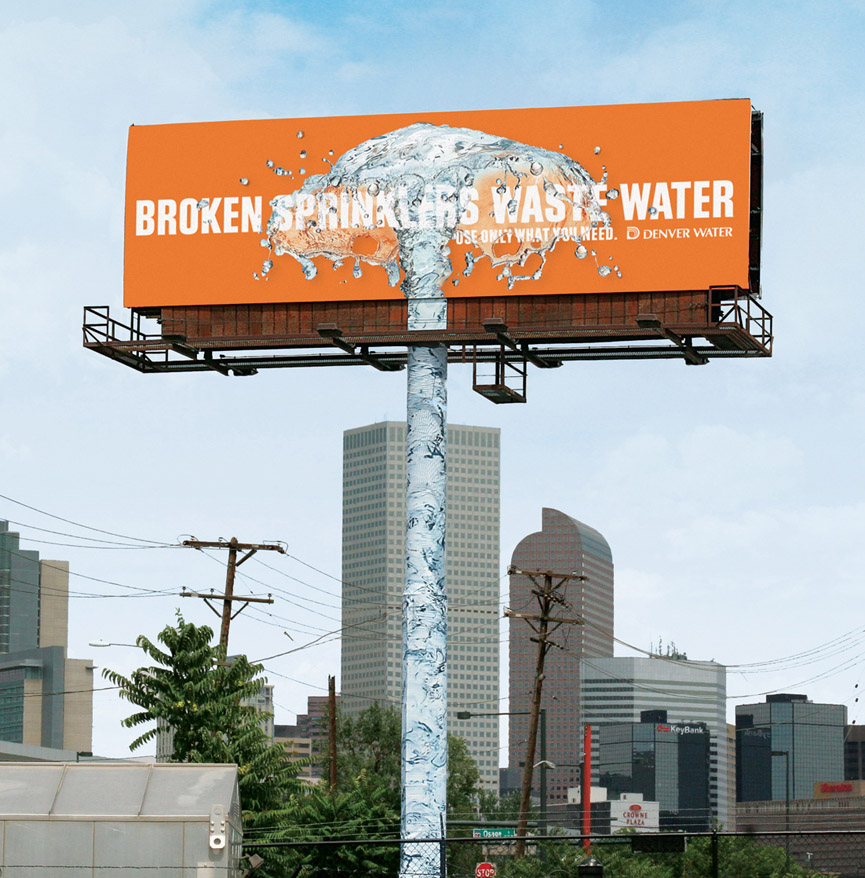 Denver Water. Agencia Sukle Advertising Design, Denver. USA