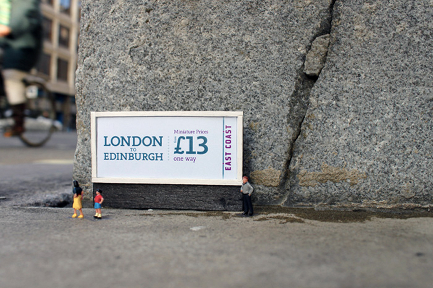 East Coast Trains. Agencia Dentsu Londres, Reino Unido