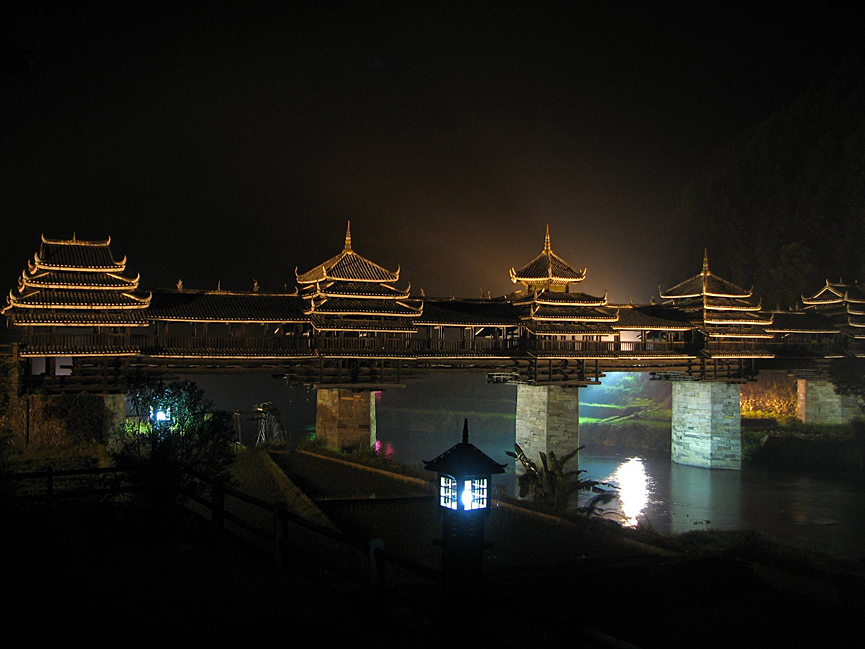 Chengyang Wind and Rain Bridge. Guangxi, China. Ken Wiggers