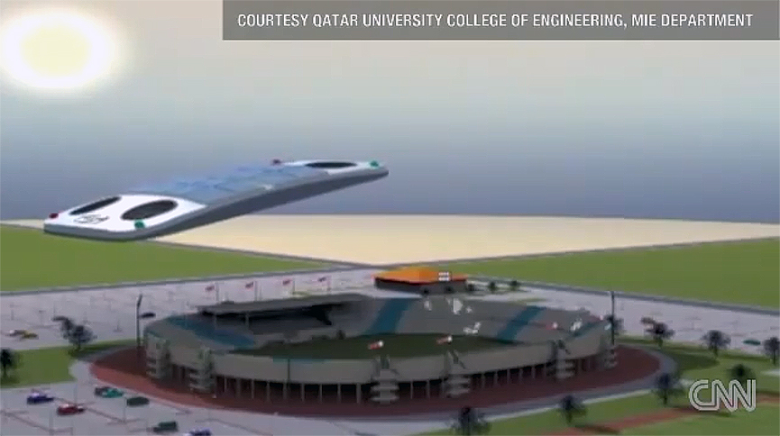 Nube artificial de Qatar, 2022