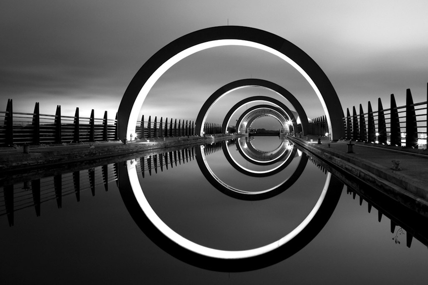 Falkirk Wheel en Stirlingshire, Escocia. Philip Mack