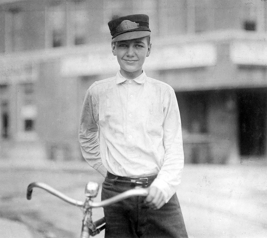 Una vida peligrosa para un joven con cara de inocencia. San Antonio, Texas en 1913. Biblioteca del Congreso