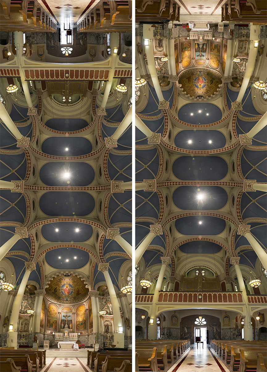 Templo Santísimo Redentor en 173 East 3rd Street, un santuario de estilo barroco, Nueva York. Richard Silver