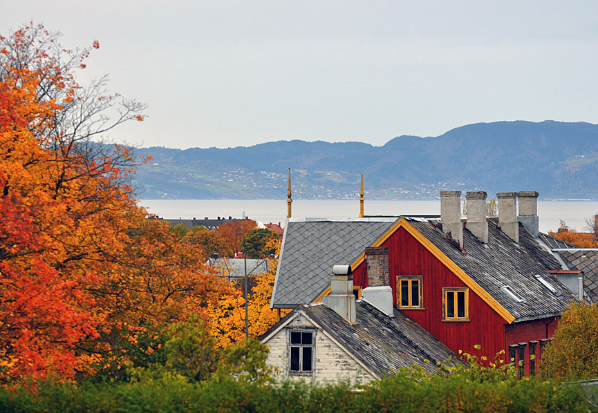 College Hill con los colores del otoño. Martin Ystenes
