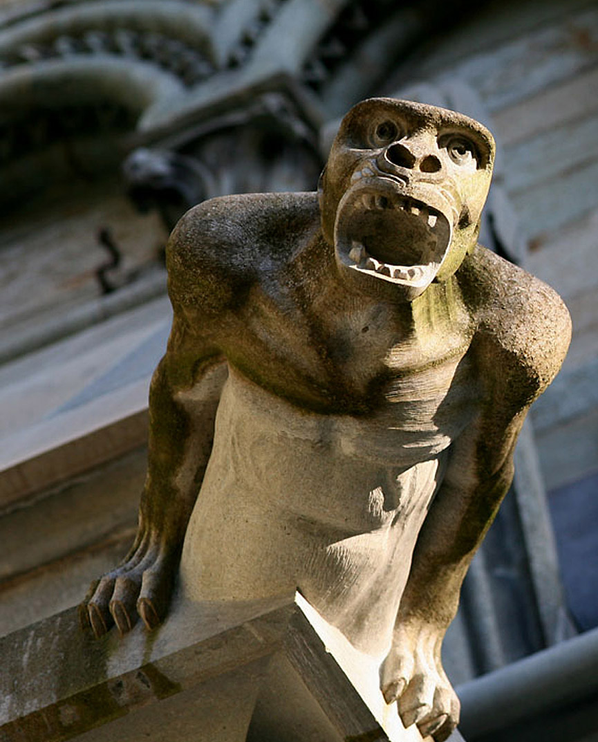 Detalle de una gargola de la catedral. Helena Normark