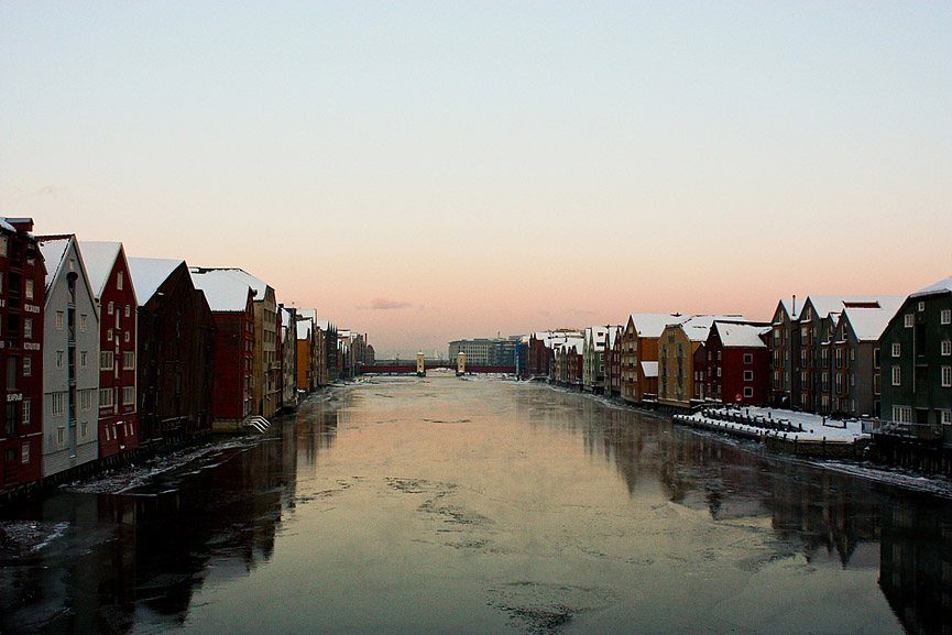 Un invierno muy frio en Trondheim. Mr Xiahou