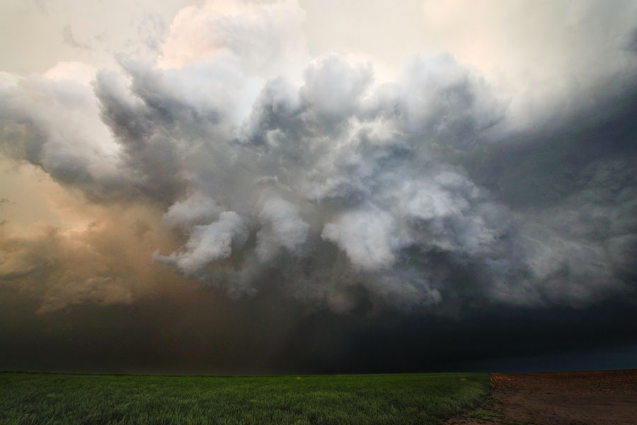 Tormenta explosiva en Kansas. Jim Reed