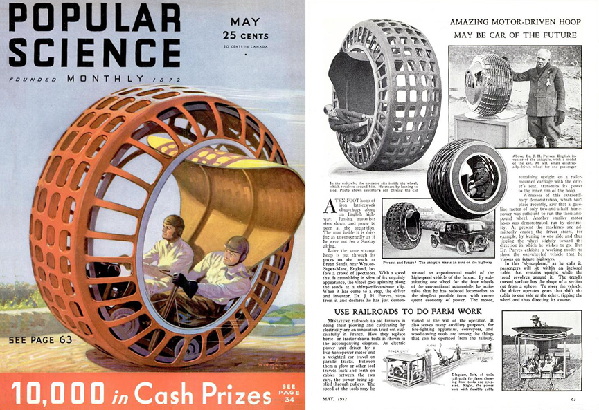 Portada de la revista Popular Science de mayo de 1932. Popular Science