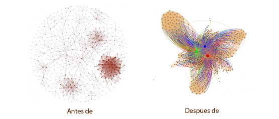 Comparativa de la red