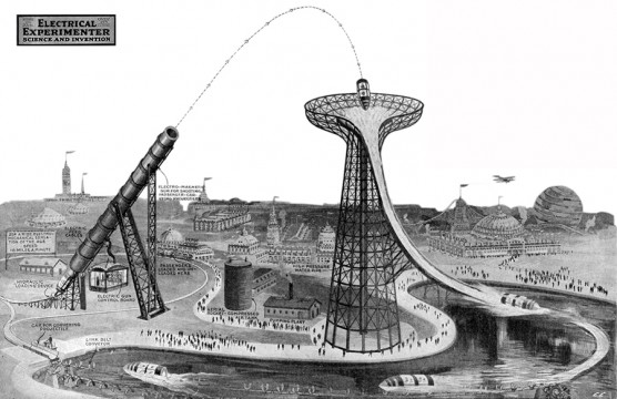 ¿Te montarías aquí? Electric Gun: una locura de atracción, en 1919